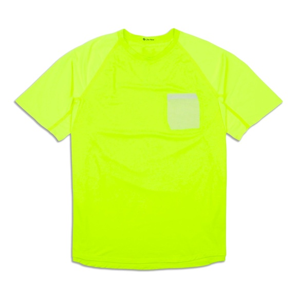 lululemon athletica Other - Men’s Lululemon Ventilated Hiking Shirt Short Sleeves Neon Yellow NWT Size Med